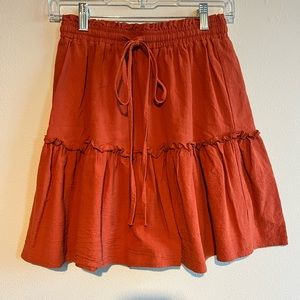 Orange Skirt, size small